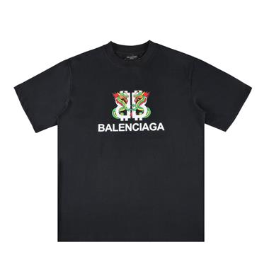 Balenciaga  2024夏季新款短袖T恤 歐版尺寸偏大