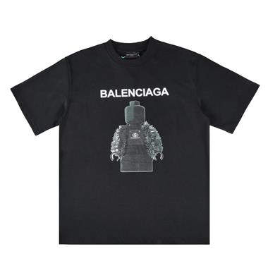 Balenciaga  2024夏季新款短袖T恤 歐版尺寸偏大