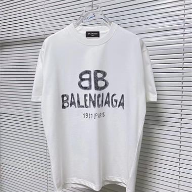 Balenciaga  2024夏季新款短袖T恤 男女同款