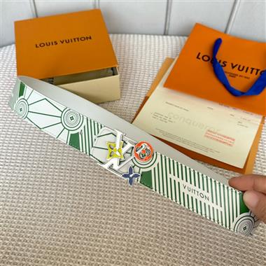 LOUIS VUITTON   2024新款時尚皮帶  4.0CM