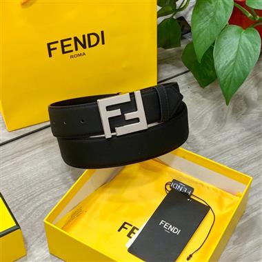 FENDI  2024新款時尚皮帶  3.8CM