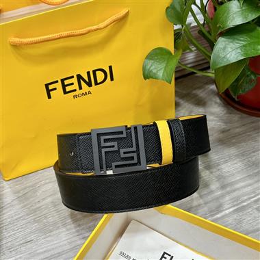 FENDI  2024新款時尚皮帶  4.0CM