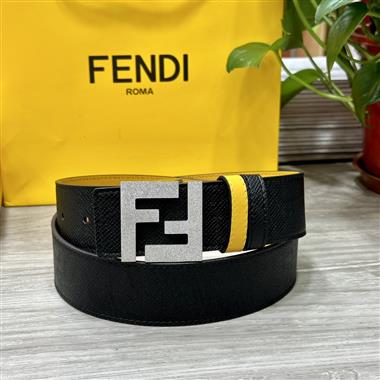 FENDI  2024新款時尚皮帶  4.0CM