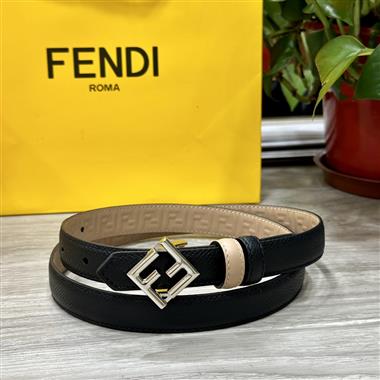 FENDI  2024新款時尚皮帶  2.0CM