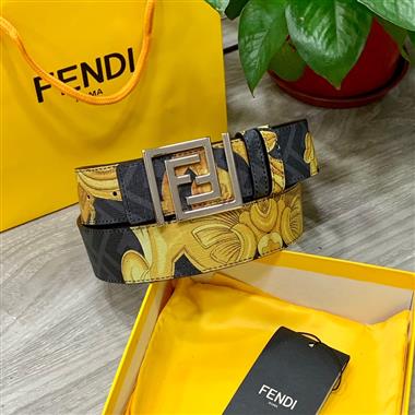 FENDI  2024新款時尚皮帶  4.0CM