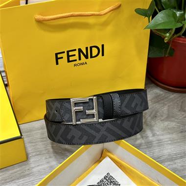 FENDI  2024新款時尚皮帶  3.0CM