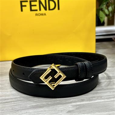 FENDI  2024新款時尚皮帶  2.0CM