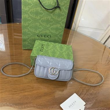 GUCCI  2024新款女生時尚休閒包 尺寸：16.5*10.2*5.1CM