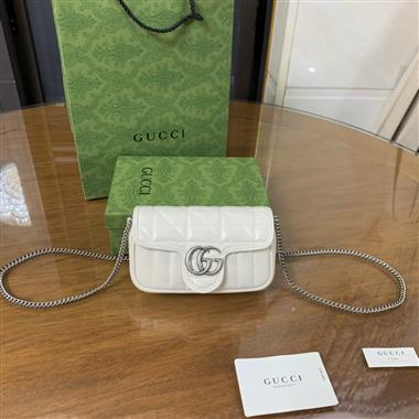 GUCCI  2024新款女生時尚休閒包 尺寸：16.5*10.2*5.1CM