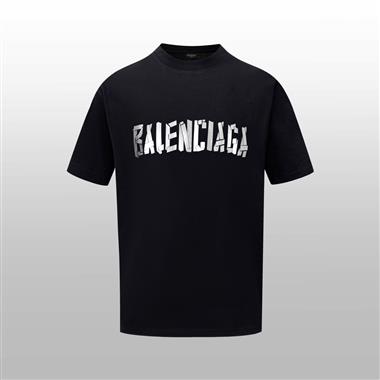 Balenciaga  2024夏季新款短袖T恤 歐版尺寸偏大