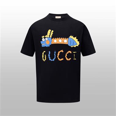 GUCCI   2024夏季新款短袖T恤 歐版尺寸偏大