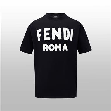 FENDI  2024夏季新款短袖T恤 歐版尺寸偏大