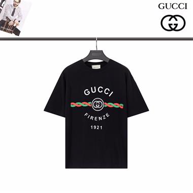 GUCCI   2024夏季新款短袖T恤 男女同款