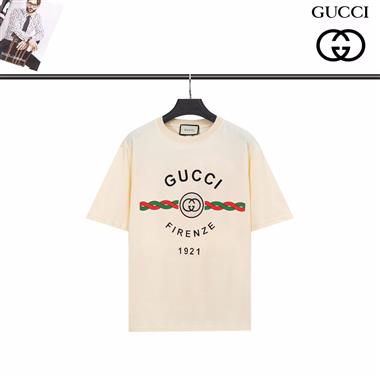 GUCCI   2024夏季新款短袖T恤 男女同款