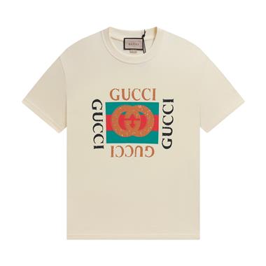 GUCCI   2024夏季新款短袖T恤 男女同款