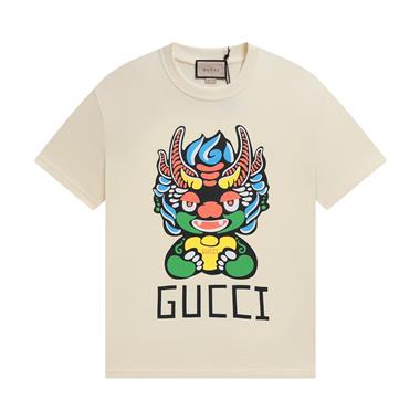 GUCCI   2024夏季新款短袖T恤 男女同款