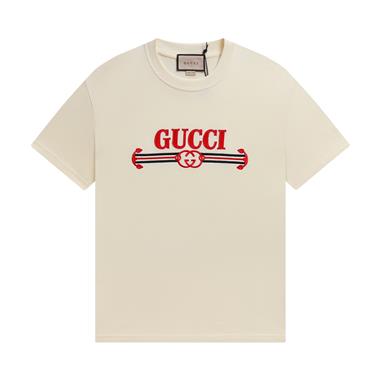 GUCCI   2024夏季新款短袖T恤 男女同款