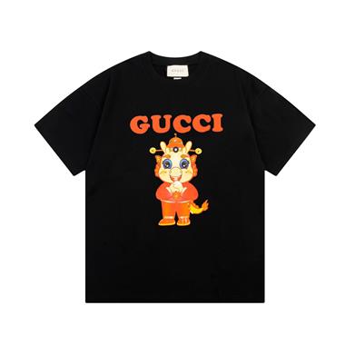 GUCCI   2024夏季新款短袖T恤 歐版尺寸偏大