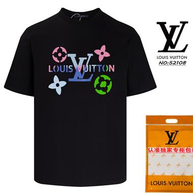 LOUISVUITTON  2024夏季新款短袖T恤 男女同款