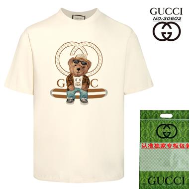 GUCCI  2024夏季新款短袖T恤 男女同款