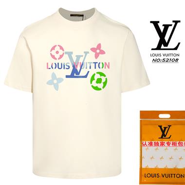 LOUISVUITTON  2024夏季新款短袖T恤 男女同款