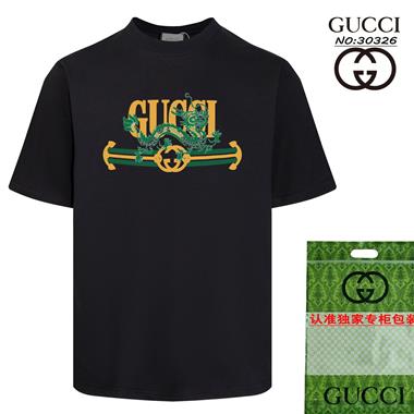 GUCCI   2024夏季新款短袖T恤 男女同款