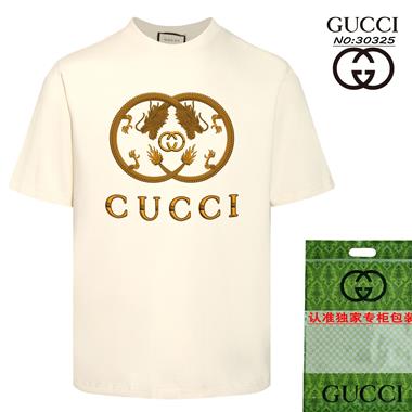 GUCCI   2024夏季新款短袖T恤 男女同款