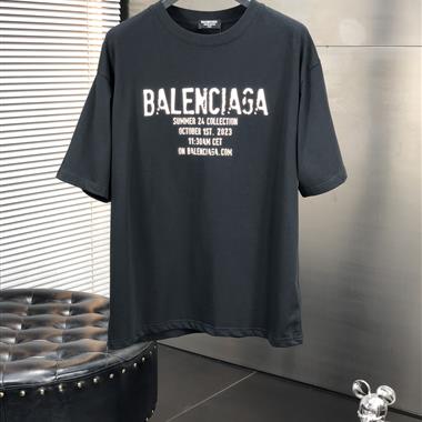 Balenciaga   2024夏季新款短袖T恤