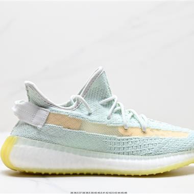 Adidas 椰子350 yeezy 350 V2 爆米花中底休閑運動慢跑鞋 