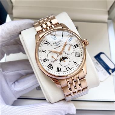 LONGINES   2024新款時尚休閒手錶  尺寸：40MM