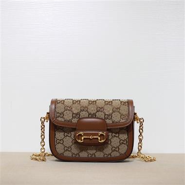 GUCCI  2024新款女生時尚休閒包 尺寸：20.5*14.5*5CM