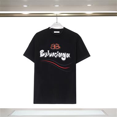 Balenciaga   2024夏季新款短袖T 恤  男女同款