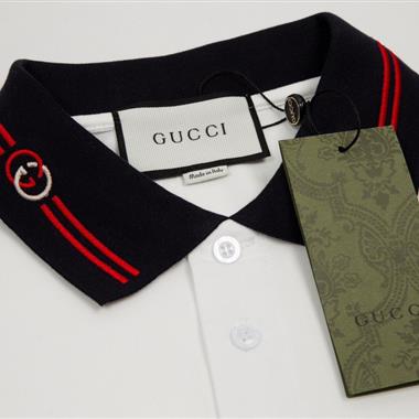 GUCCI   2024夏季新款短袖POLO衫