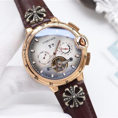 CARTIER   2024新款時尚休閒手錶 尺寸：44MM