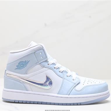 Nike Wmns Air Jordan 1 Mid SE"Glitter Swoosh"AJ1