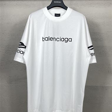 Balenciaga  2024夏季新款短袖T恤  歐版尺寸偏大