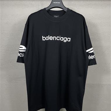 Balenciaga  2024夏季新款短袖T恤  歐版尺寸偏大