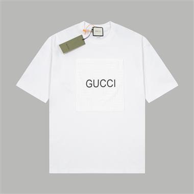 GUCCI  2024夏季新款短袖T恤  歐版尺寸偏大