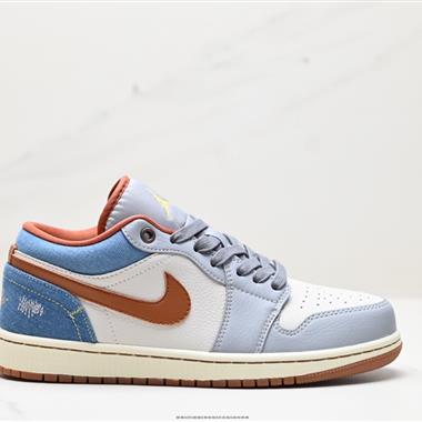 Nike Air Jordan 1 Low SE"Phantom Denim Swoosh"AJ1