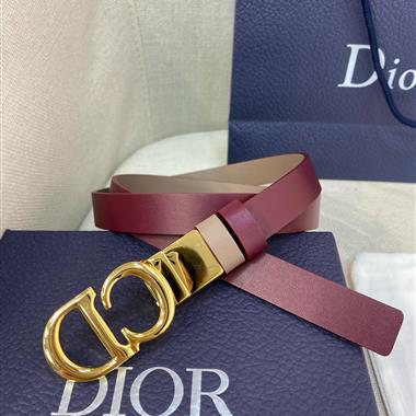 DIOR   2024新款時尚皮帶  2.0CM