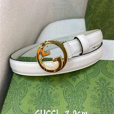 GUCCI   2024新款時尚皮帶  2.0CM