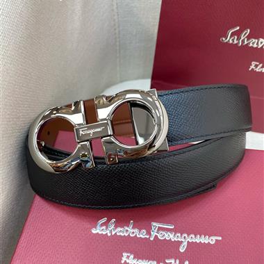 Ferragamo  2024新款時尚皮帶  3.5CM