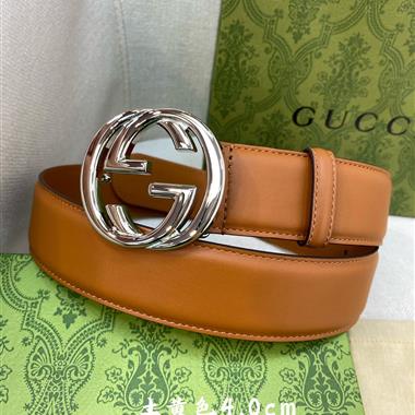 GUCCI   2024新款時尚皮帶  4.0CM