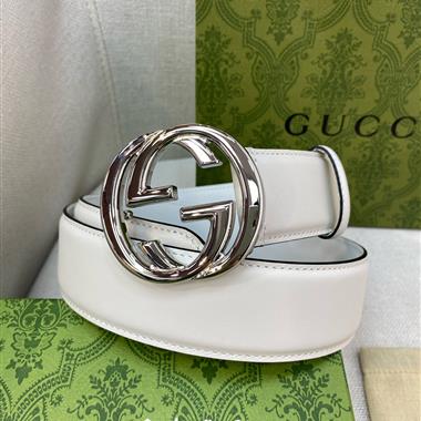 GUCCI   2024新款時尚皮帶  4.0CM