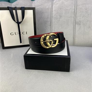 GUCCI   2024新款時尚皮帶  4.0CM