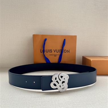 LOUIS VUITTON   2024新款時尚皮帶  4.0CM