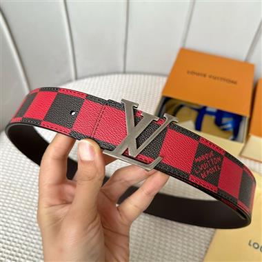 LOUIS VUITTON   2024新款時尚皮帶  4.0CM