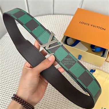 LOUIS VUITTON   2024新款時尚皮帶  4.0CM