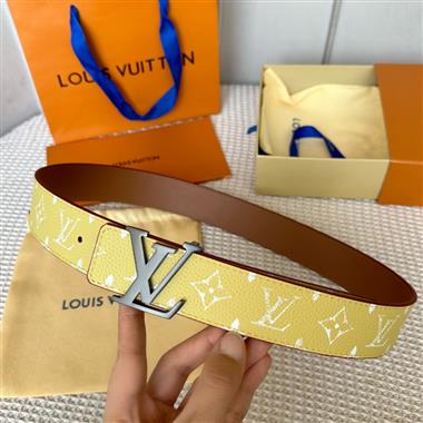 LOUIS VUITTON   2024新款時尚皮帶  4.0CM