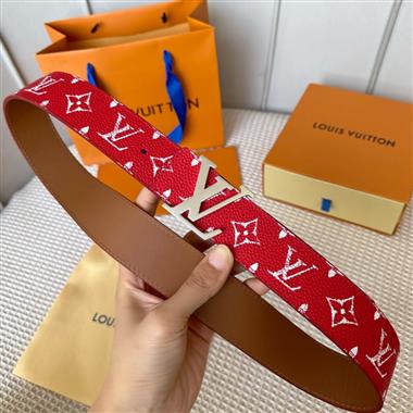 LOUIS VUITTON   2024新款時尚皮帶  4.0CM